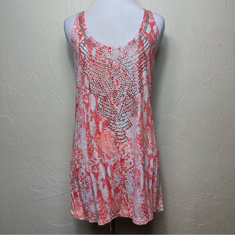 A/X Armani Exchange Embellished Tunic Tank Medium NWT!